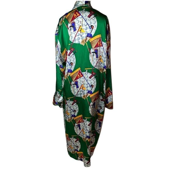 Nicole Miller Robe Unisex Size M Rare Vintage Golf Robe - Picture 4 of 5